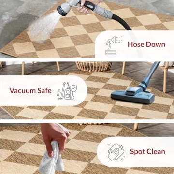 nuLOOM 7x9 Outdoor Area Rug - Stylish & Durable