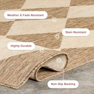 nuLOOM 7x9 Outdoor Area Rug - Stylish & Durable
