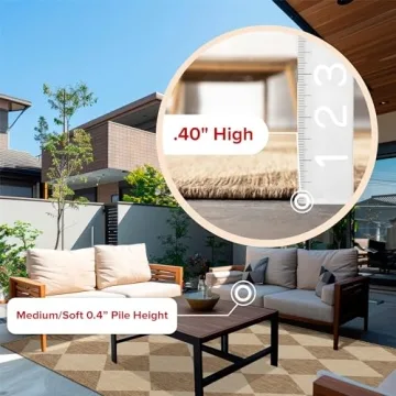 nuLOOM 7x9 Outdoor Area Rug - Stylish & Durable