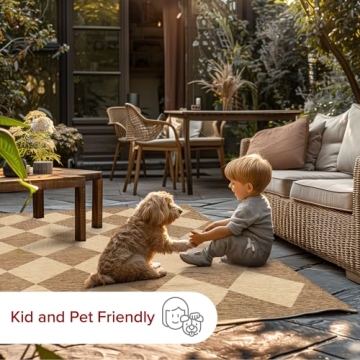 nuLOOM 7x9 Outdoor Area Rug - Stylish & Durable