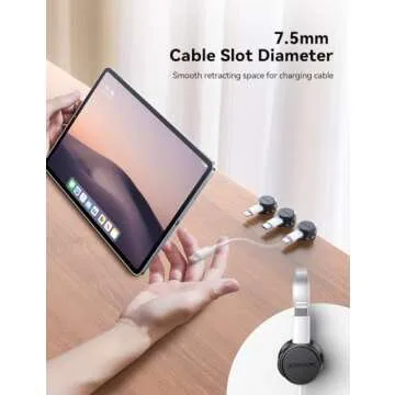 9 Pack Cable Management Cord Organizer, JOYROOM Magnetic Cable Clips Adhesive Wire Holder Keeper, Under Desk Cord Hider for Nightstand Desktop Wall Phone Charging USB Car Workspace Office Accessories