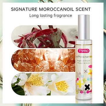 TYMO Heat Protectant Spray with Argan Oil for Styling