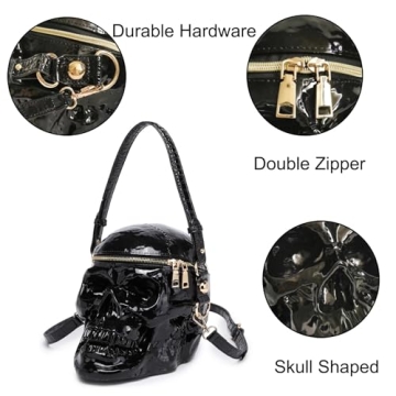 Lyuxhetaokdiq Skull Shaped Crossbody Bag for All Occasions