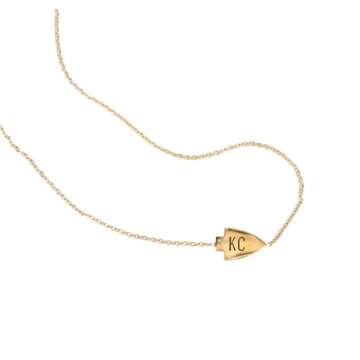 Ally & Alex Kansas City Inspired Gold Arrowhead Pendant Necklace | Football Fan | Great Gift for Wom...