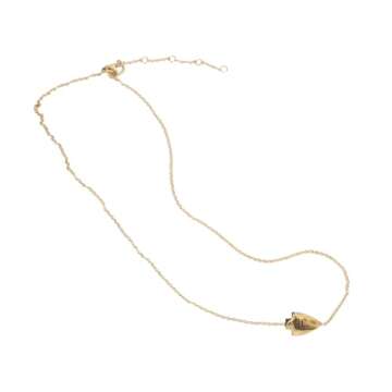 Ally & Alex Kansas City Inspired Gold Arrowhead Pendant Necklace | Football Fan | Great Gift for Women | Kansas City Jewelry