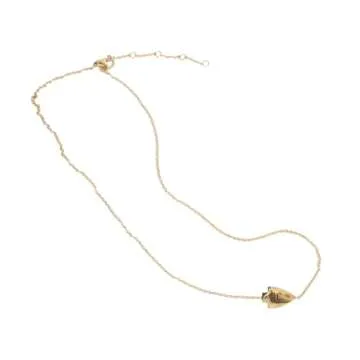 Ally & Alex Kansas City Inspired Gold Arrowhead Pendant Necklace | Football Fan | Great Gift for Women | Kansas City Jewelry