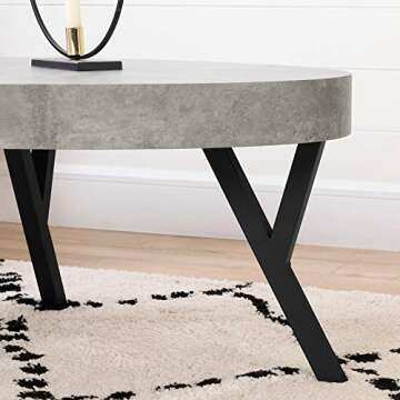 South Shore City Life Coffee Table - Modern Industrial Design