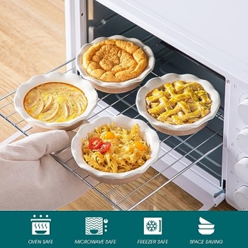 vancasso Mini Pie Pans Set of 6 for Baking