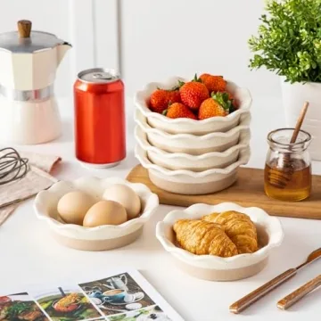 vancasso Mini Pie Pans Set of 6 for Baking