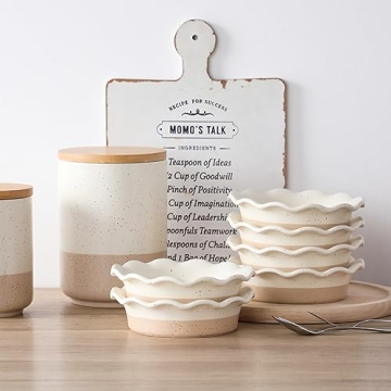 vancasso Mini Pie Pans Set of 6 for Baking