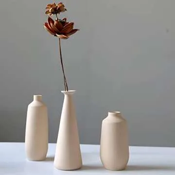 Abbittar Ceramic Vase Set 3 - Minimalistic Home Decor