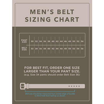 Timberland Men's Classic 35mm Buckle Leather Belt