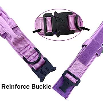 Durable Tactical Dog Collar for Comfortable Training and Safety