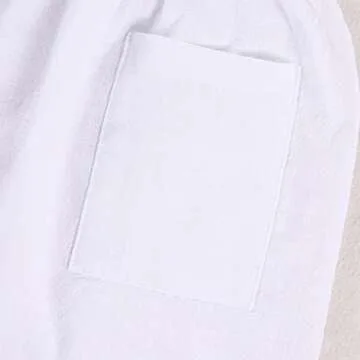 Toddler Baby Girl Summer Cotton Linen White Dresses Bow Straps Sleeveless with Pockets Little Girls Beach Sundress (White, 3-4T)