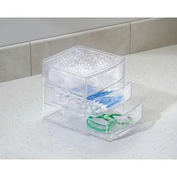iDesign 3-Drawer Vanity Organizer for Jewelry & Makeup