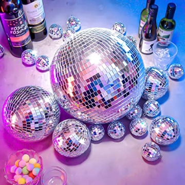 4 Pack Large Disco Ball Decor for Parties and Events