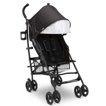 Jeep PowerGlyde Plus Stroller - Lightweight Travel Stroller with Smooth Ride