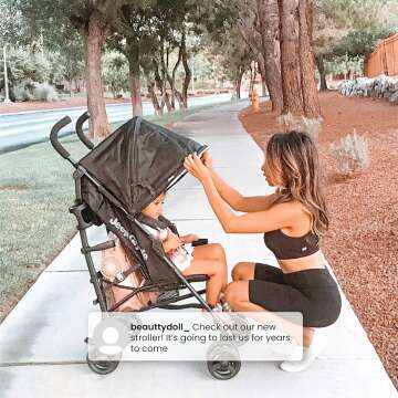 Jeep PowerGlyde Plus Lightweight Travel Stroller