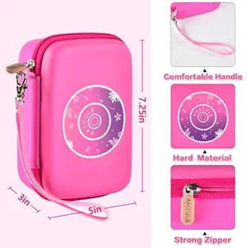 PAIYULE Case Compatible for Blinger Deluxe Set, Radiance Collection,Carrying Storage Holds Glam Styling Tool Gems - Load, Click, Bling! Hair, Fashion, Anything(Box Only)