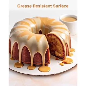 Kootek Cake Boards 40 Pack - 10 Inch Round Cardboard