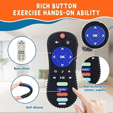 Top Silicone Teething Toy - Remote Controls for Infants