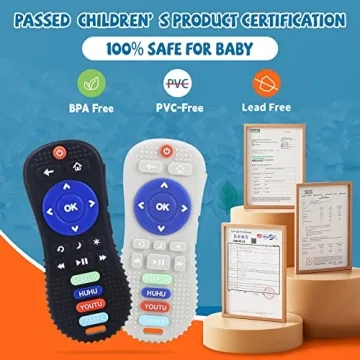 Top Silicone Teething Toy - Remote Controls for Infants