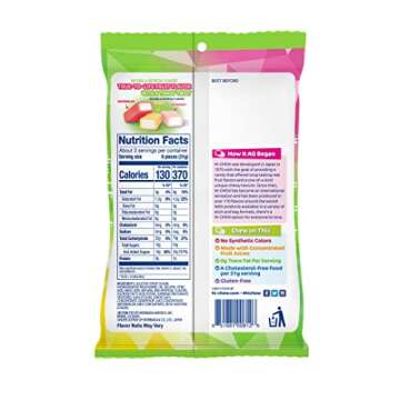 HI-CHEW Sweet & Sour Mix, Pack of 6 Bags, 3.17oz each | Watermelon Lemon Grapefruit | Unique Fun Sof...