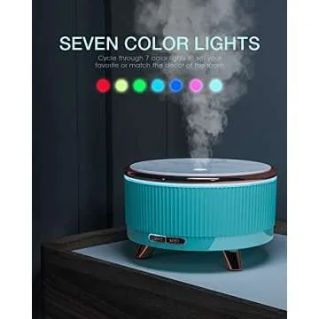 Diffusers for Essential Oils Large Room, 500ml Aromatherapy Diffuser，7 Colors Changed