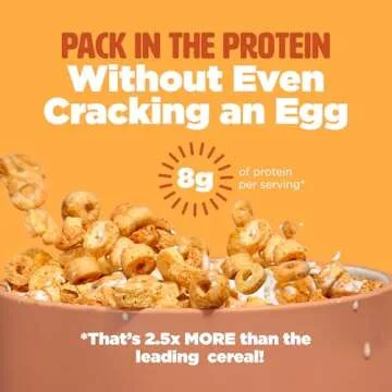 Protein and Gluten-Free Breakfast Cereal by Three Wishes - Limited Edition Flavors - High Protein and Low Sugar Snack - Vegan, Kosher, Grain-Free and Dairy-Free - Non-GMO (Pumpkin Spice)