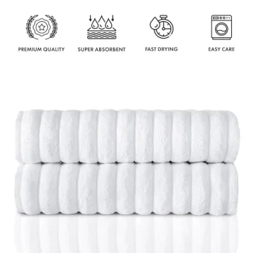 Classic Turkish Towels 2 Pack - Premium Spa Comfort