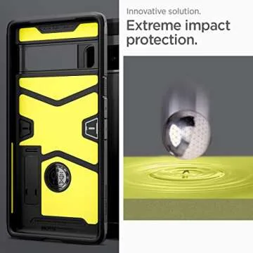 Spigen Tough Armor [Extreme Protection Tech] Designed for Google Pixel 6 Pro Case (2021) - Black