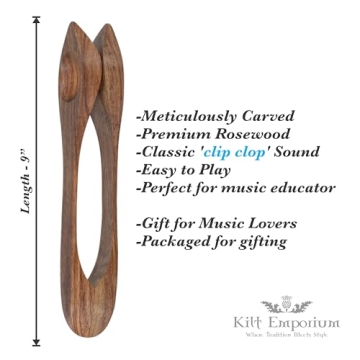 Kilt Emporium Musical Spoons - Handcrafted Rosewood