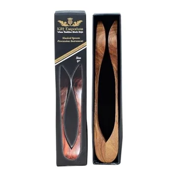 Kilt Emporium Musical Spoons - Handcrafted Rosewood