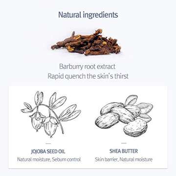 Pyunkang Yul Moisture Cream - Korean Skin Care Face Cream - Facial Moisturizer for dry and combination skin types - Natural Ingredients Shea Butter, jojoba seed oil deeply moisturize Skin - 3.4 Fl oz