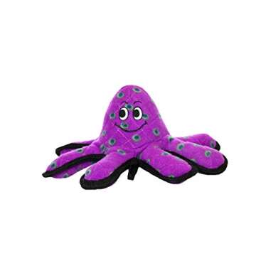 TUFFY -World's Tuffest Soft Dog Toy -Ocean Creature Octopus -Squeakers - Multiple Layers. Made Durab...