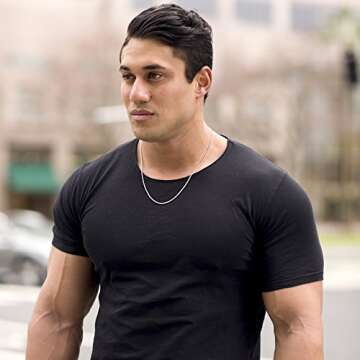 LIFETIME JEWELRY 1mm Gold Chain for Men & Women 24k Real Gold Plated Diamond Cut Rope Chain 14 to 30 Inch (18 inches, Gold)