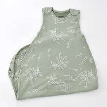 Woolino Merino Wool Ultimate Baby Sleep Sack - 4 Season Baby Wearable Blanket - Two-Way Zipper Adjustable Sleeping Bag for Babies and Toddlers - Universal Size (2-24 Months) - Sage