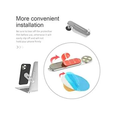 Smart Laptop Side Mount Clip for Better Ergonomics and Space