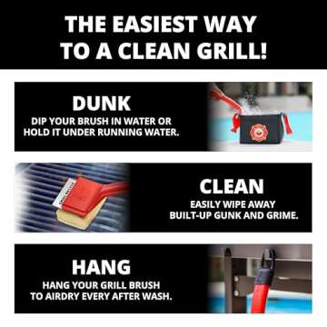 Safe BBQ Grill Brush - Durable & Ergonomic Grill Cleaner
