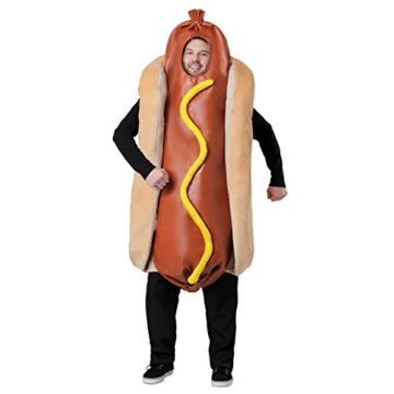 Delicious Fun Costumes Tasty Temptation Adult Hot Dog Costume for Parties