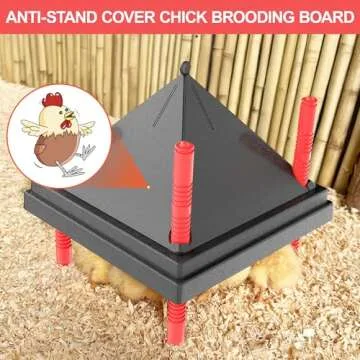 Tiflev 10" Chick Brooder Heating Plate with Adjustable Heights