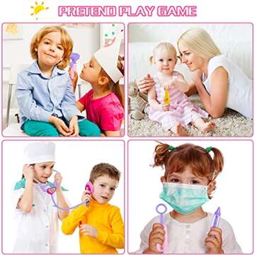 Tepsmigo Kids Doctor Kit with Carry Case for Creative Play