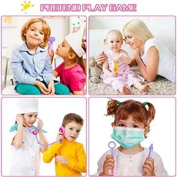 Tepsmigo Kids Doctor Kit with Carry Case for Creative Play