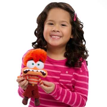 Inside Out 2 Talk It Out Small Plush - Anxiety, Kids Toys for Ages 3 Up by Just Play