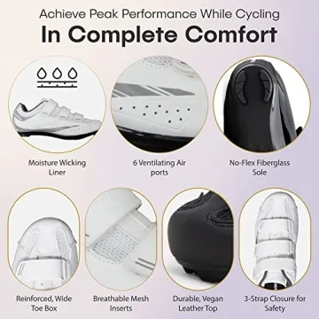 Tommaso Pista Women's Peloton Cycling Shoes Perfect Fit