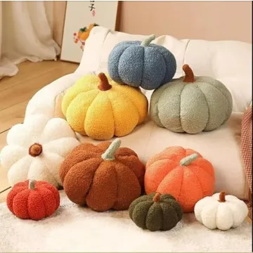 Cute Halloween Pumpkin Pillows for Fall Decor