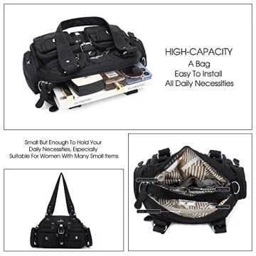 Stylish Angel Kiss Hobo Crossbody Bag for Women