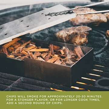 Fire & Flavor Premium Wood Chips for Smokers and Grilling