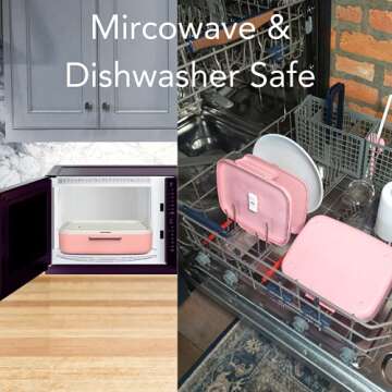 Fenrici Kids' Bento Box - Eco-Friendly 5 Compartment Lunch Box