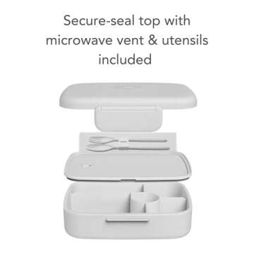 Fenrici Kids' Bento Box - Eco-Friendly 5 Compartment Lunch Box